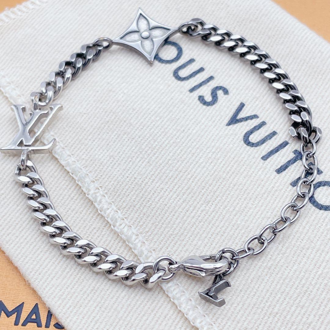 LOUIS VUITTON ブレスレット　インスティンクト　モノグラム　ブラック すぐに届く】ルイヴィトン LVインスティンクト ブレスレット (Louis
