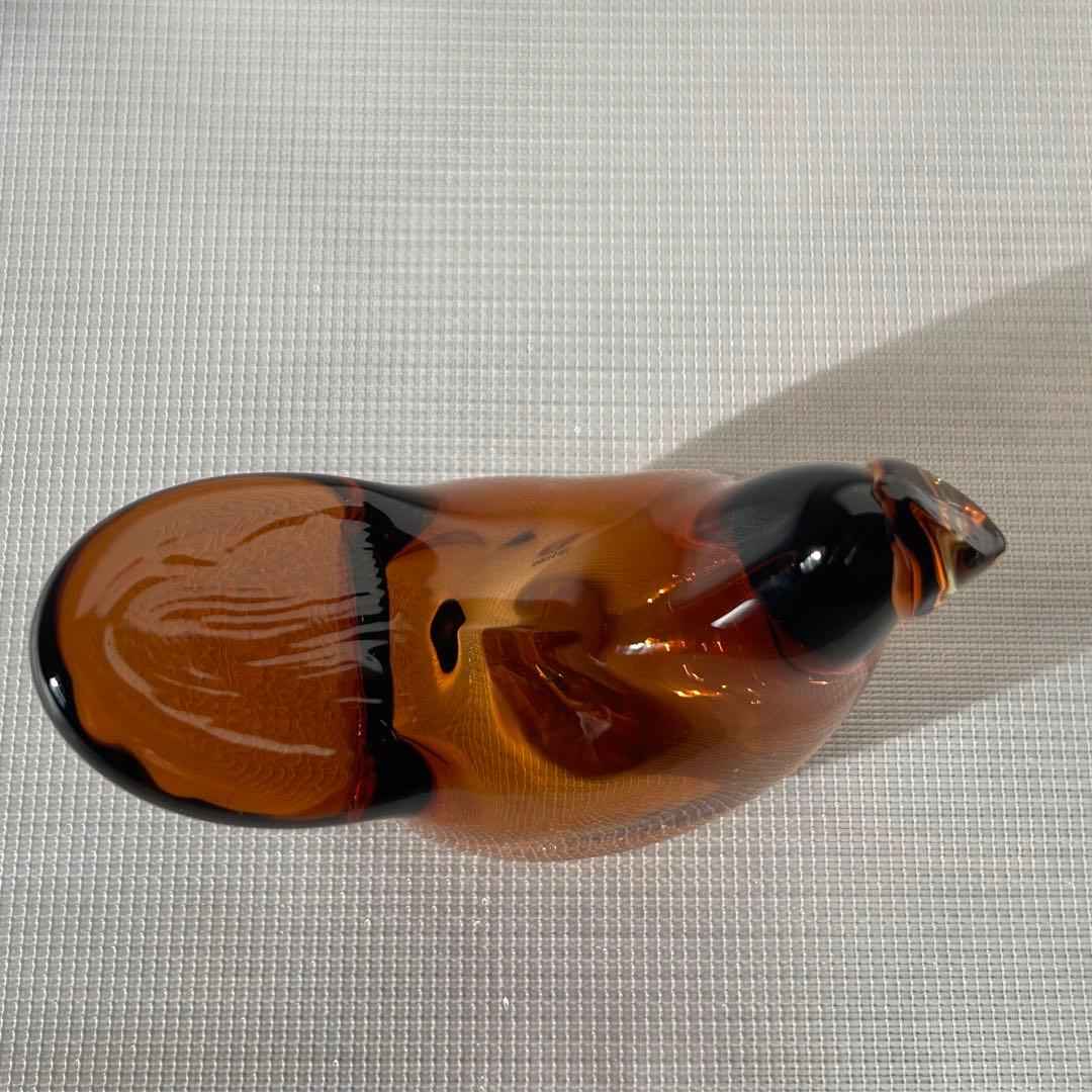 イッタラ オイバ・トイッカ ガラスの鳥 シエッポ Sieppo カッパー