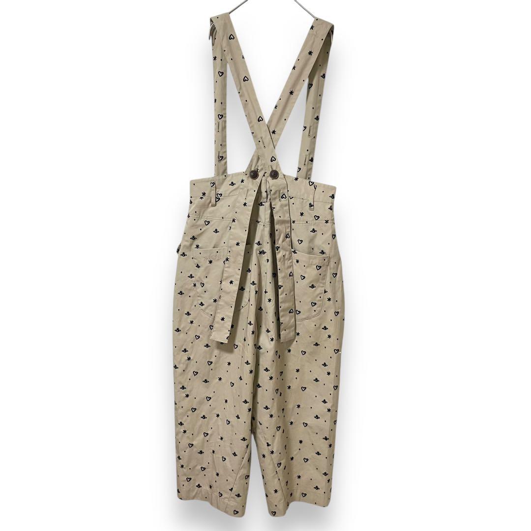 完売 オーブ刺繍 ヴィヴィアンウエストウッド サスペンダー パンツ 総