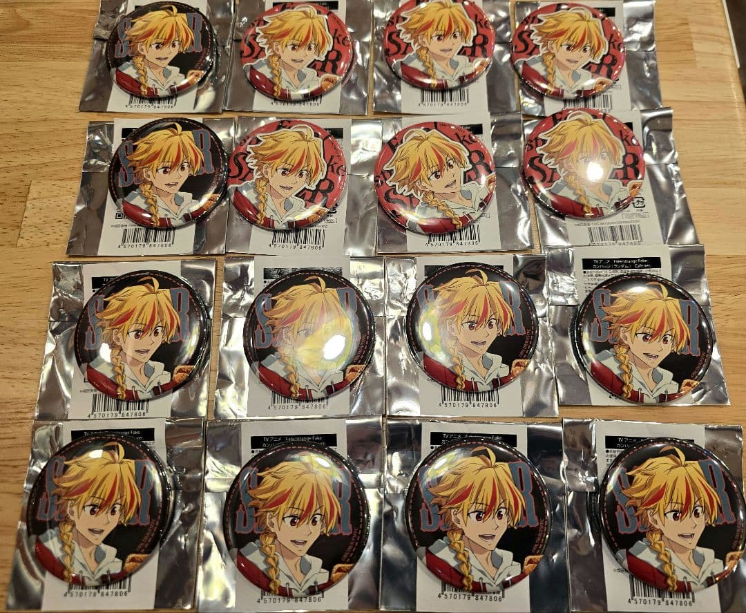 fate/strange fake cafe リチャード1世 缶バッジ カード - メルカリ