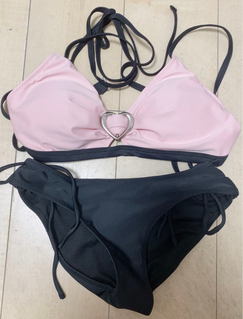 ハートバックルバイカラービキニ シェリミー - メルカリ