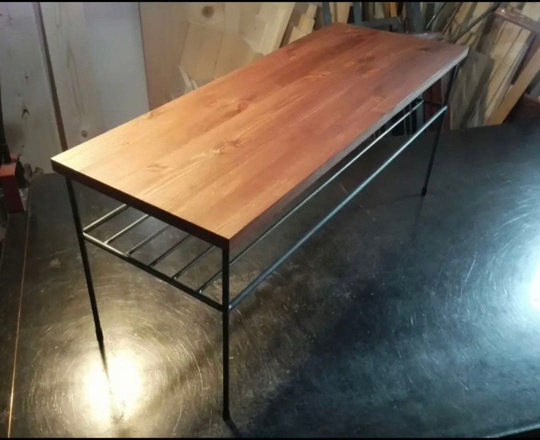 アイアン家具　男前テーブル　無骨　オーダーメイド　インダストリアル　カフェラック 9d04984f9c5dc98aa591af13a43cb3