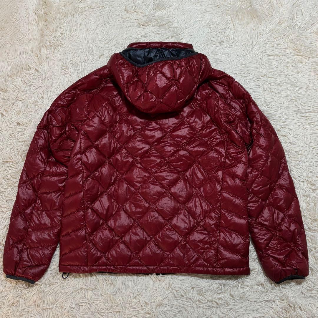 00s エディーバウアー リバーシブル グースダウン ダイヤキルト フード