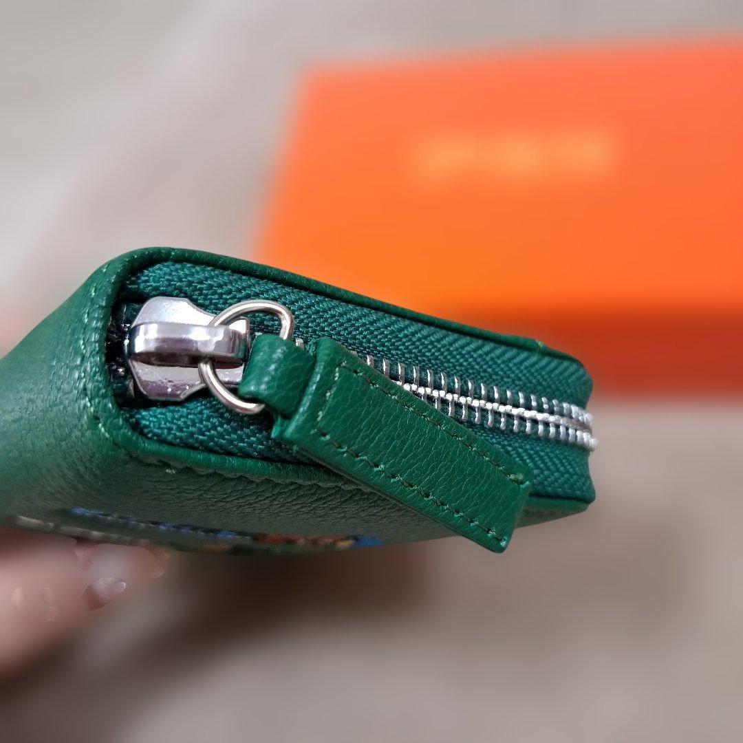 PEZ perche ear コラボジャバラ二つ折り財布 財布 グリーン 緑 - メルカリ