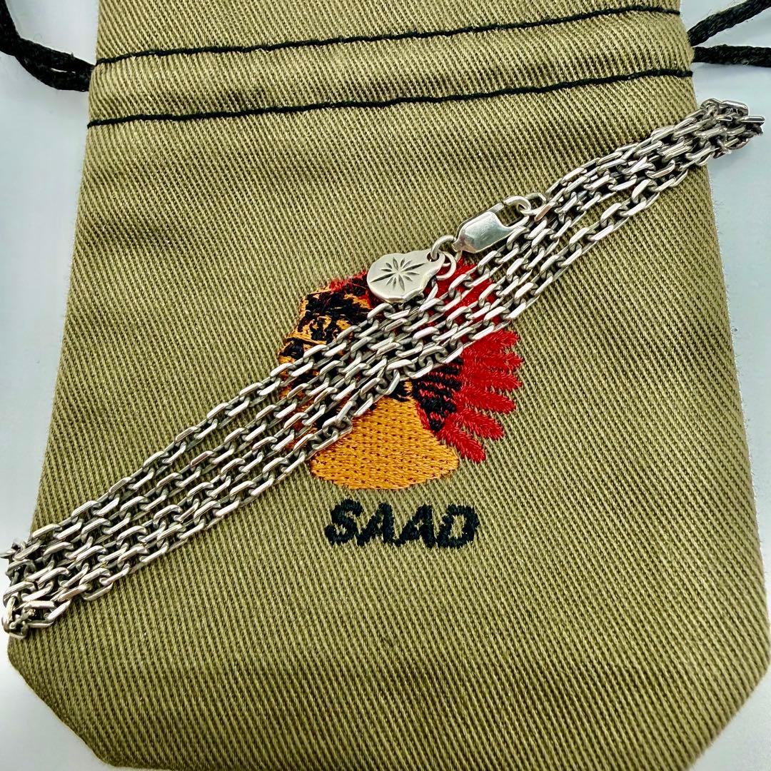 美品 SAAD シルバー細角チェーン 2.5mm幅 50センチ - メルカリ