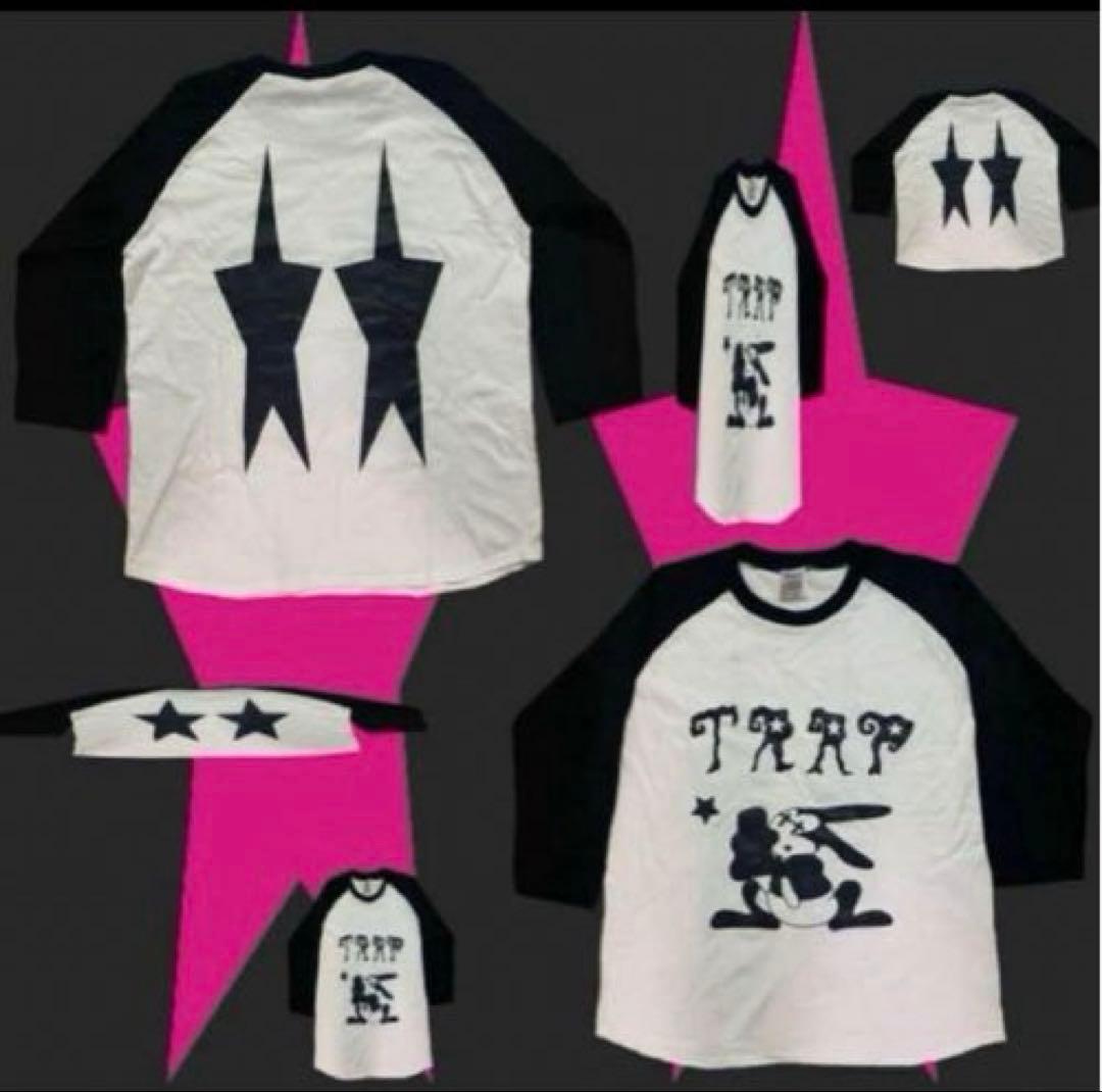 【レア】trappie mosh 再販無し ロンT 激レア」再販なしTRAPPIE MOSH グラフィックTシャツ - メルカリ