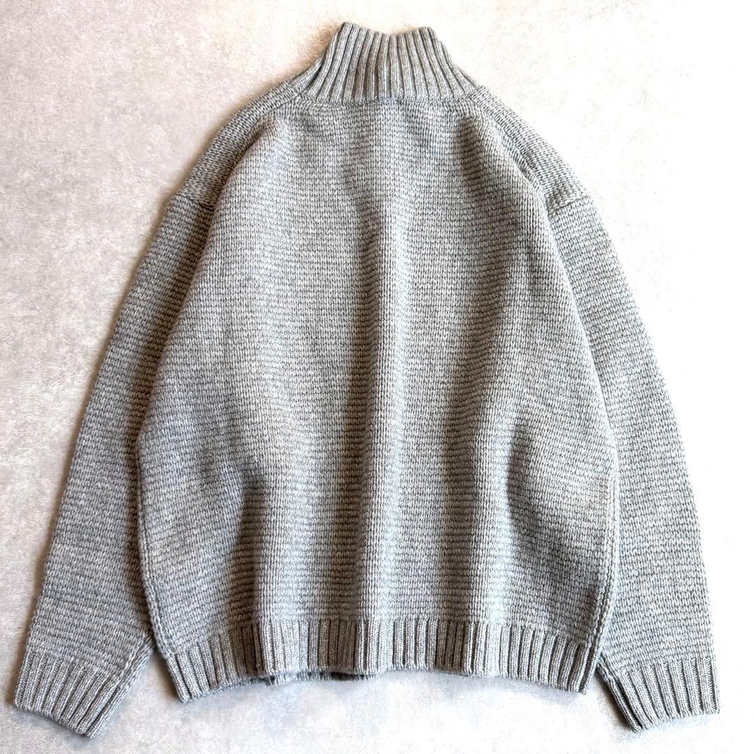 タグ付 ATON エイトン LAMBS WOOL ボトルネックセーター グレー - メルカリ