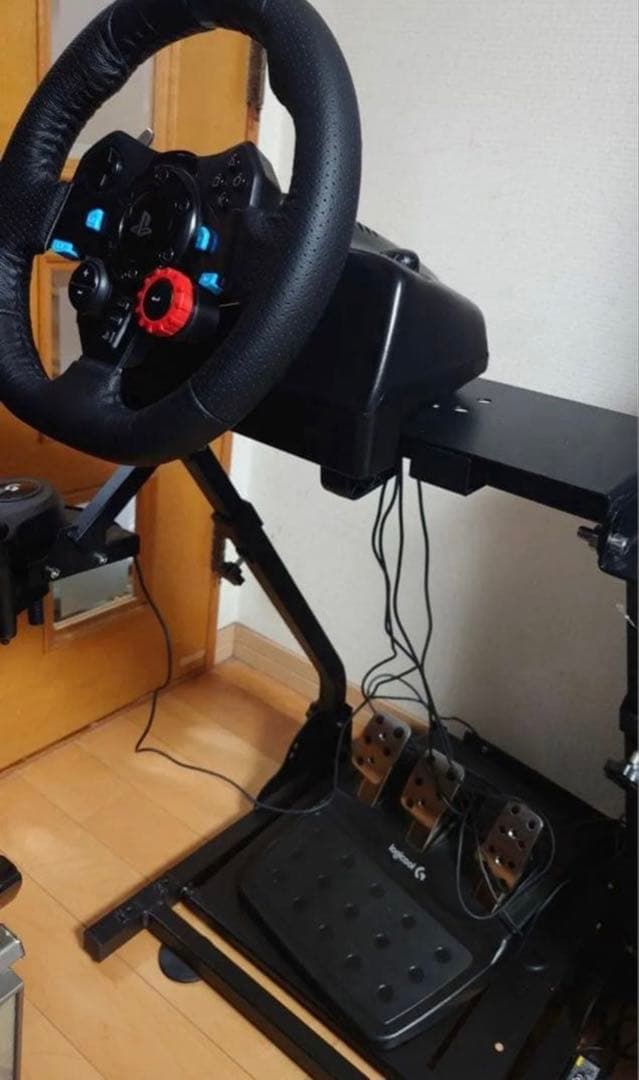 ハンコン含め4点セット STRASSE ハンコンスタンド 折りたたみ コンパクト 高剛性 レーシング