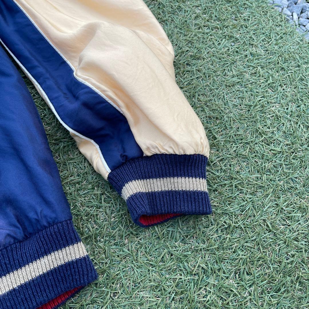 Mサイズ」 テーラー東洋スカジャン エイジング ALASKA アメカジ 青 赤