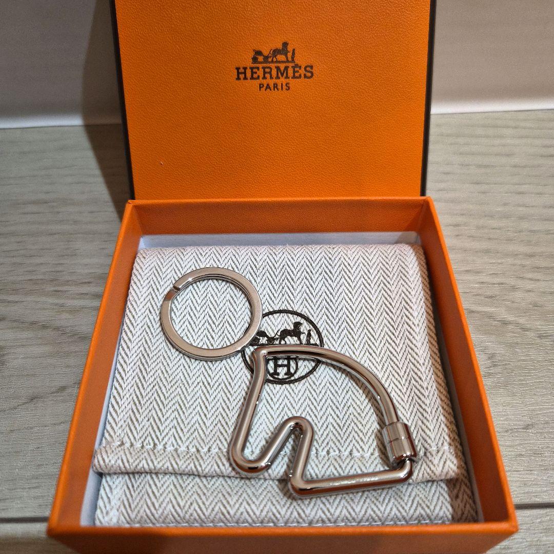 新品未使用☆正規品☆エルメス☆HERMES☆シュヴァル☆キーリング☆キーホルダー HERMES（エルメス） キーリング フェール ア シュヴァル Fer a Cheval
