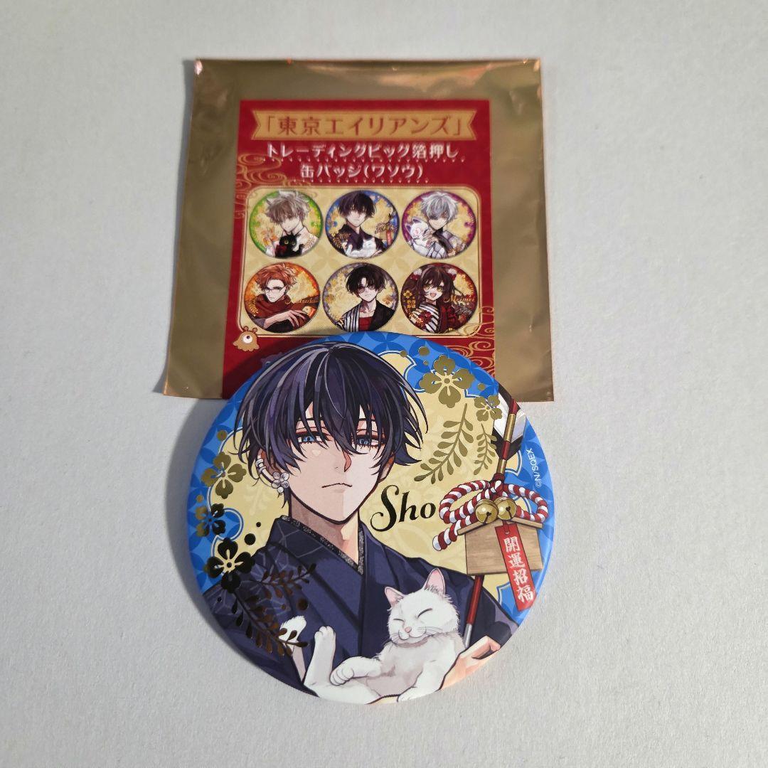 東京エイリアンズ トレーディングビッグ箔押し缶バッジ ワソウ 天空橋