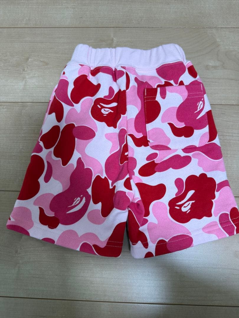 BAPE BAPE KIDS 半ズボン 90サイズ ピンク迷彩 KIDS 半ズボン 90サイズ