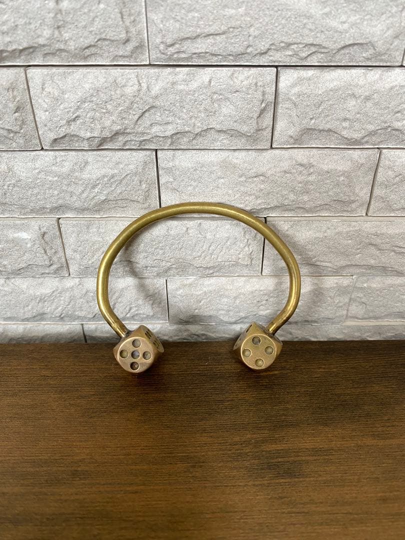 サイコロデザイン バングル 真鍮製 メンズバイヤーfj - メルカリ