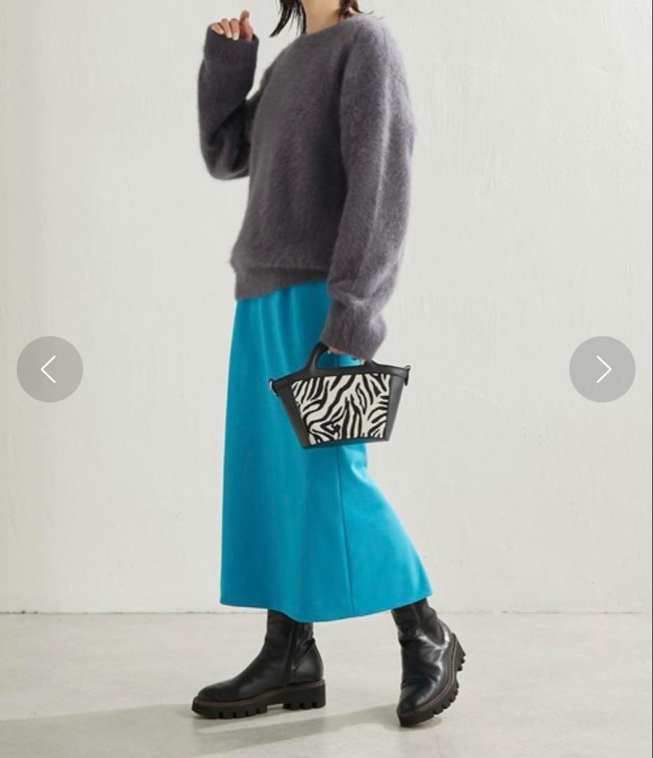 COLLAGE GALLARDAGALANTE フォックスカシミヤニット グレー - メルカリ