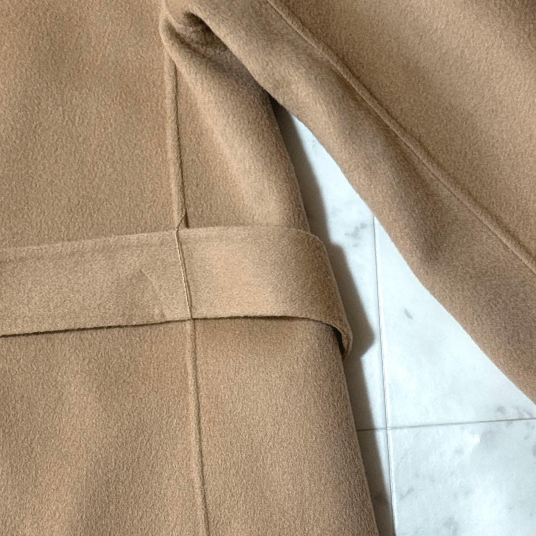 美品 デプレ ダブルフェイス ウールメルトン クルーネックコート