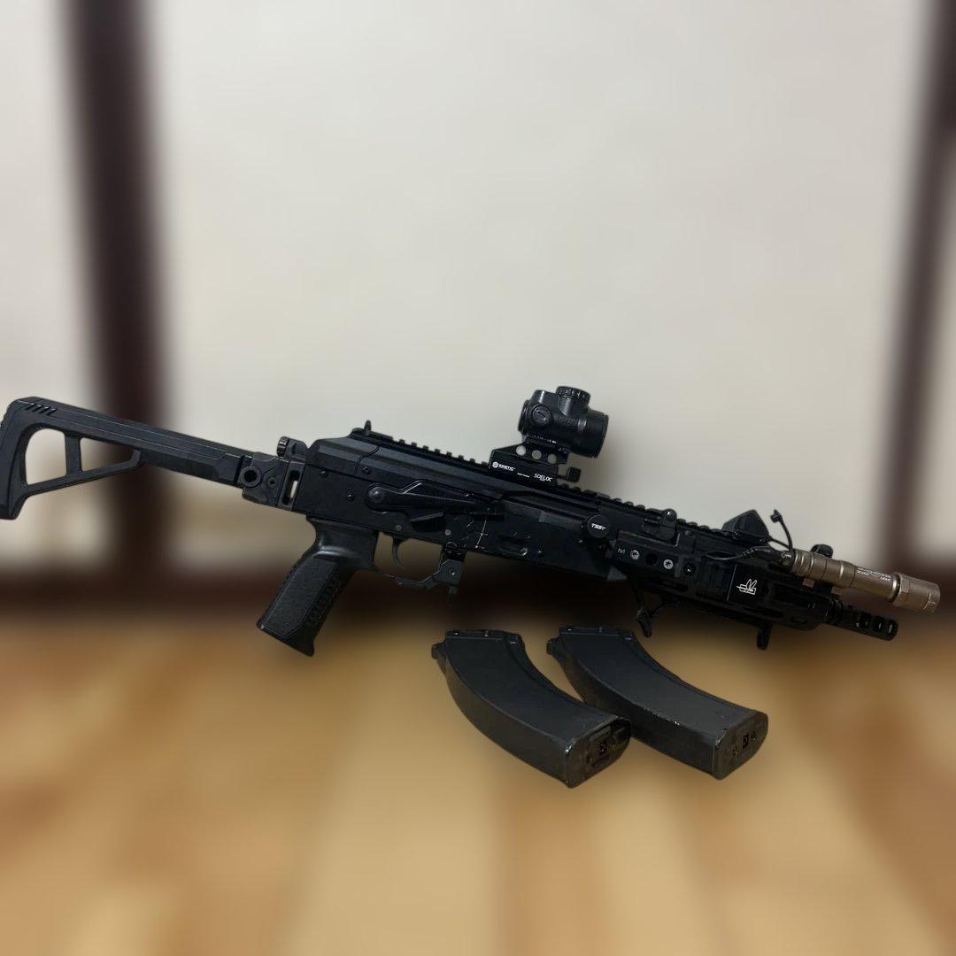 東京マルイAKX マガジン2 ドットサイトタクティカルライト MAWL-C1+タイプ LEDライト用 スイッチ 2.5mmプラグ×2 タクティカル