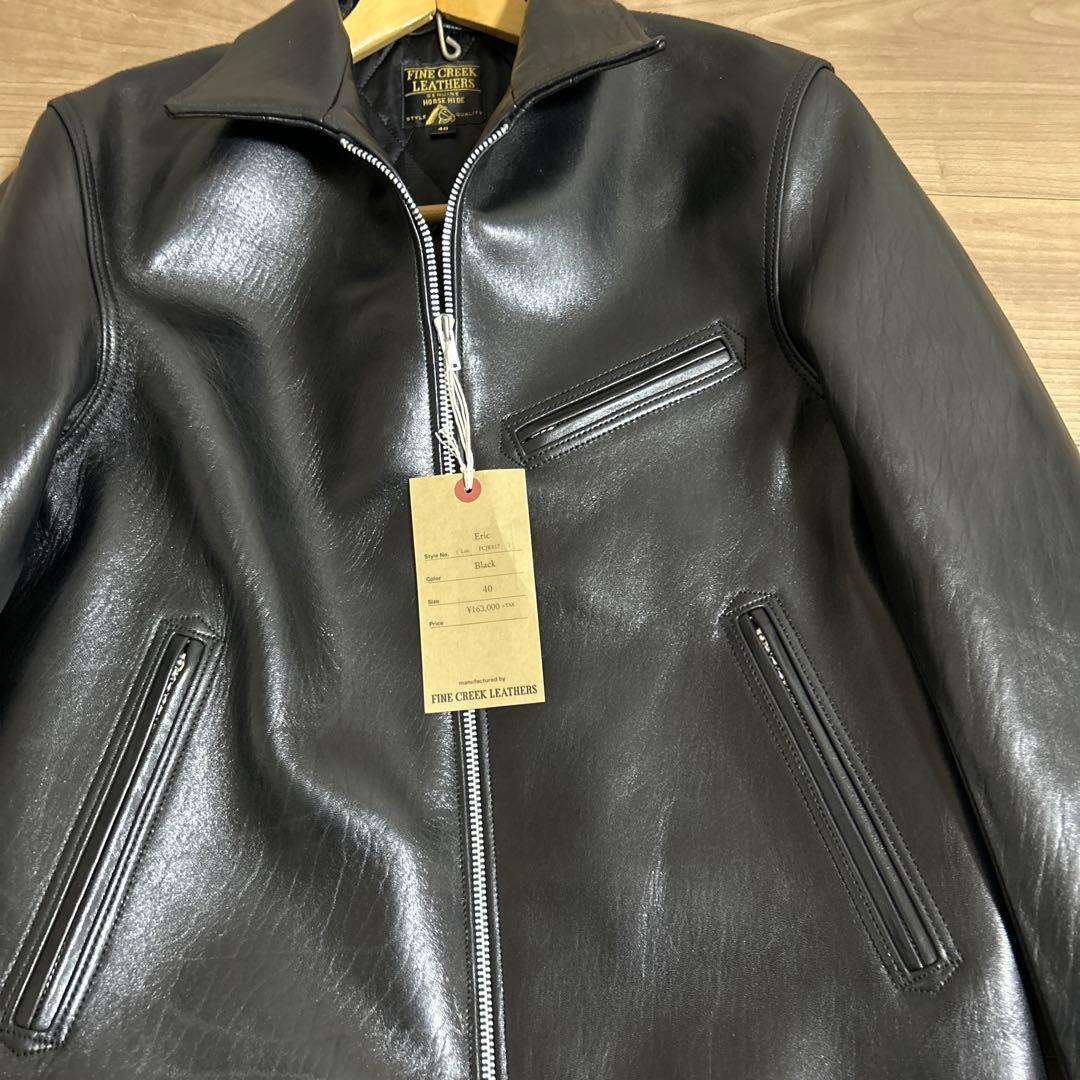 ファインクリークレザーズ、Eric、カラーBLACK、 サイズ40、新品未使用