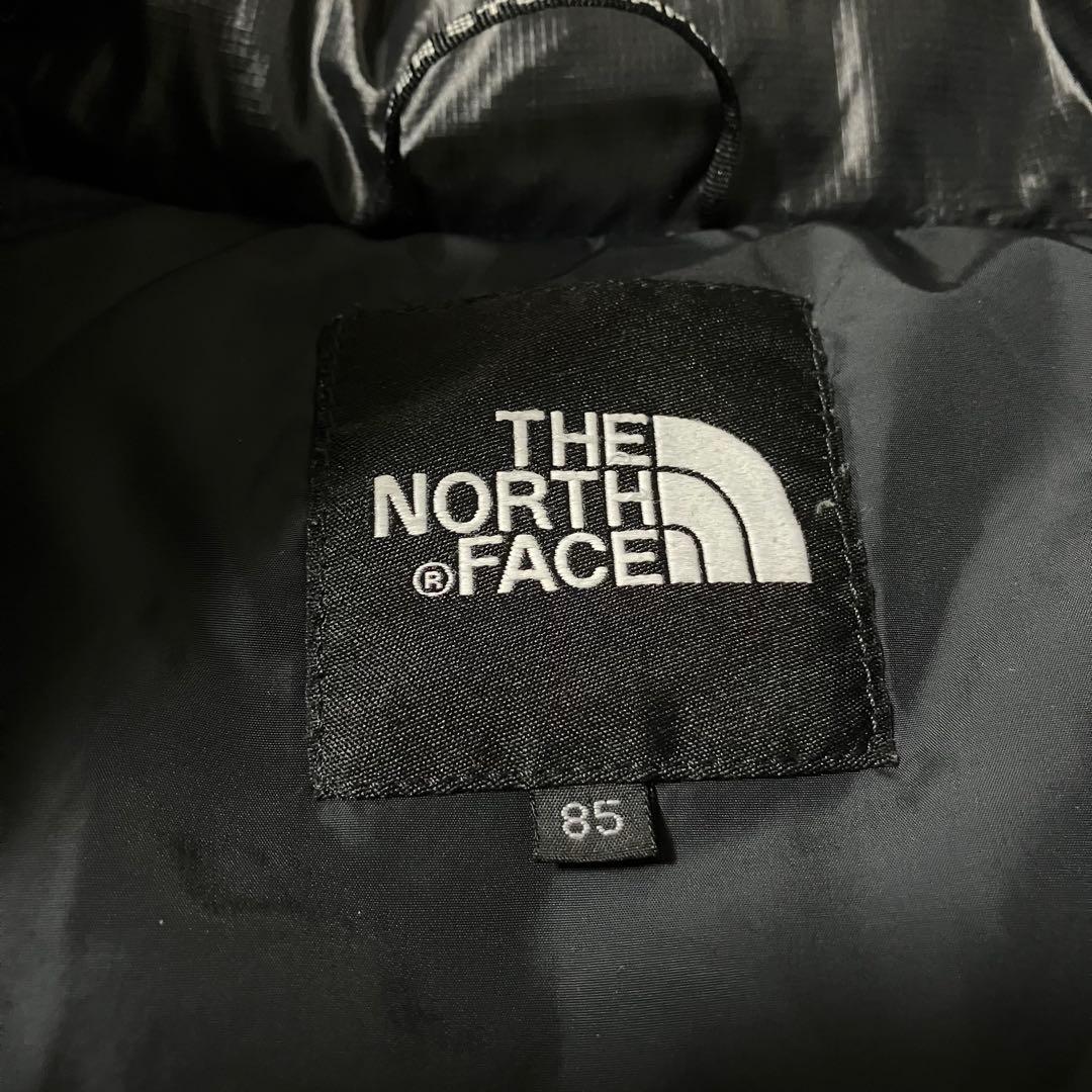 《希少》ザノースフェイス　ヌプシ　ダウンジャケット 刺繍ロゴ　ブラック　M