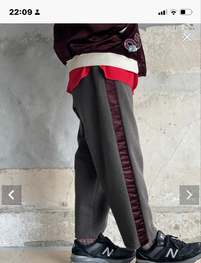 kk様専用ほぼ未着用ブルーナボインスラッビンスラックス - メルカリ