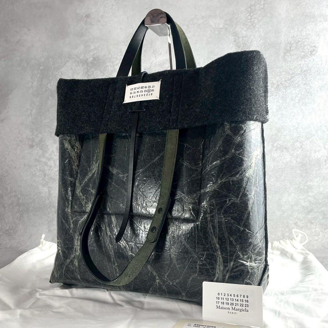 【激レア】マルジェラ フォールドオーバートートバッグ ブラック トートバッグ(F262A064)｜阪急百貨店公式通販サイト｜阪急百貨店