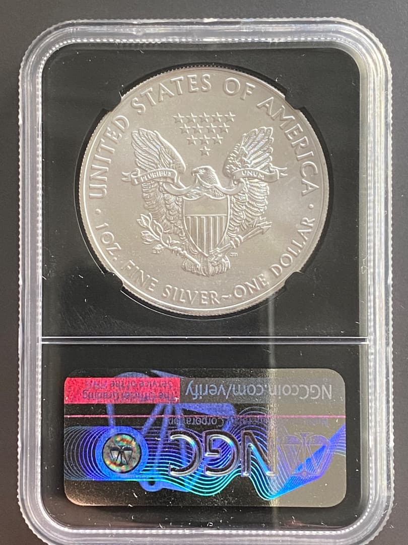 2020年 NGC MS69 イーグル銀貨 1オンス 1oz イーグル ラベル - メルカリ