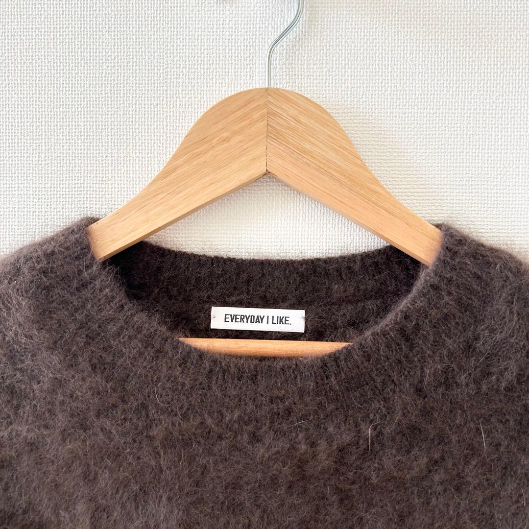 美品✨ドゥーズィエムクラス Fluffy sweater ブラウン - メルカリ