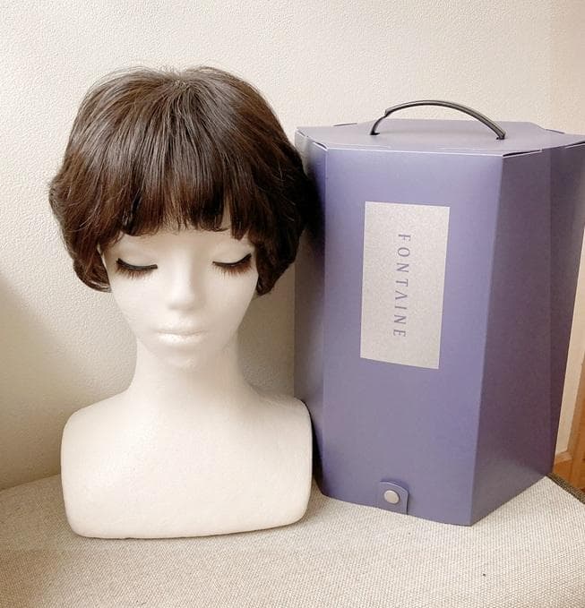 フォンテーヌ モアフレールV 人毛MIXウィッグ ナチュラルブラック