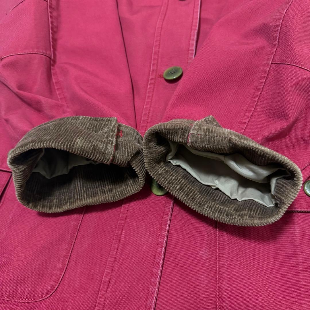 【L.L.Bean】希少　00s ハンティングジャケット　木タグ　レッド系