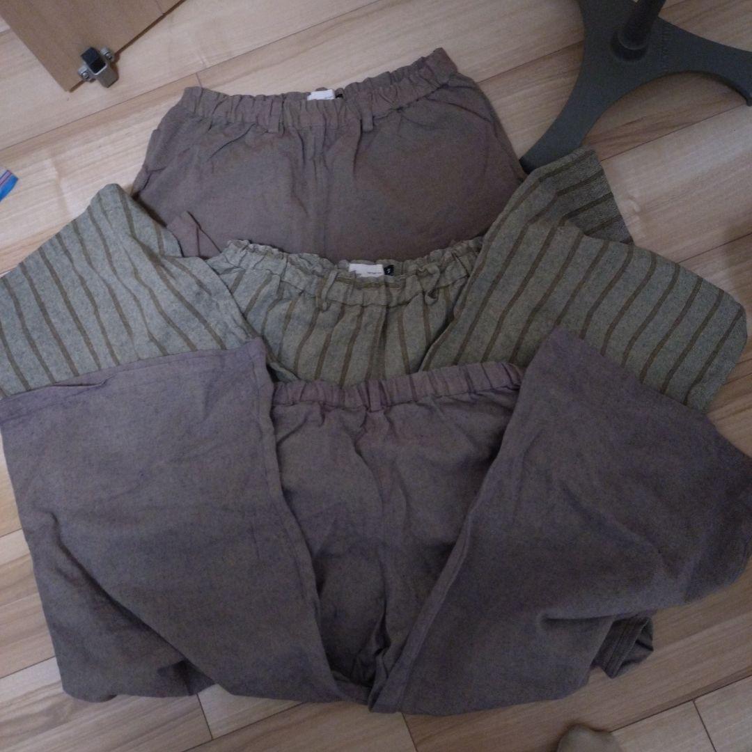 『ランドセル子』シサム工房✨シサムノガウチョパンツ3点 ランドセル子様専用』シサム工房✨シサムノガウチョパンツ3点