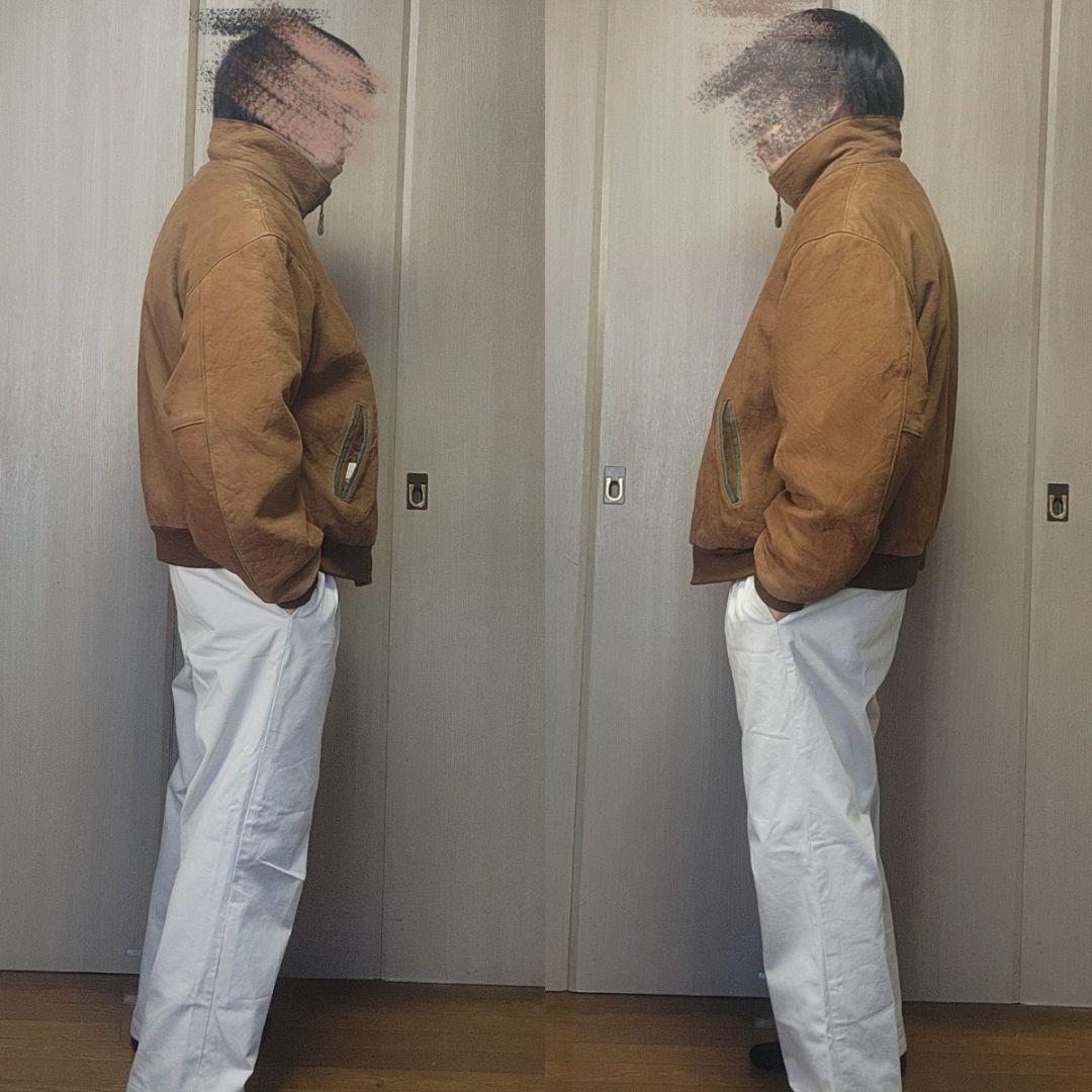 L.L.bean レザージャケット　スウェード　ヌバック　XL