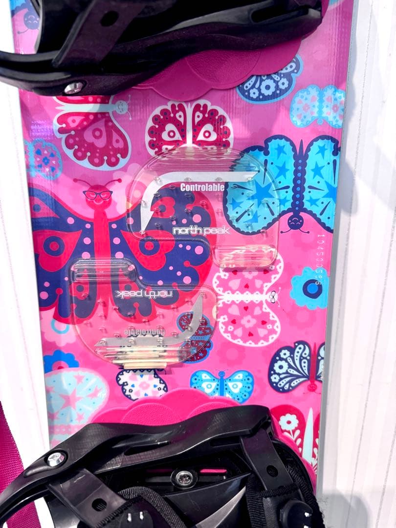 値下げ中】Burton スノーボード 110 キッズ 人気の蝶々デザイン