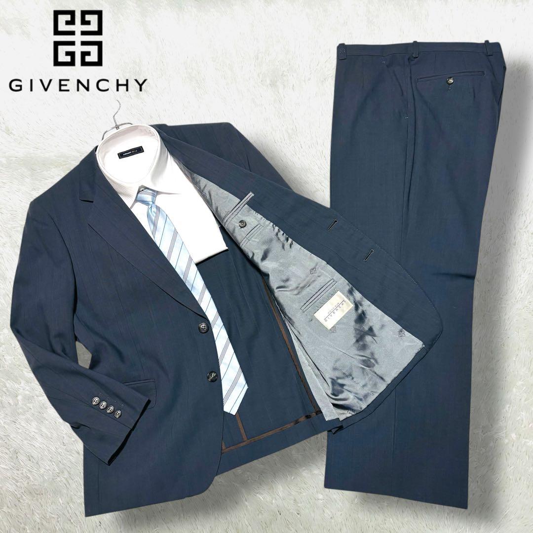 高級 GIVENCHY スーツ ダークグレー シャードチェック セットアップ L THE FLAGSHIP】シャドー番千鳥 グレンチェック スーツ（スーツセット