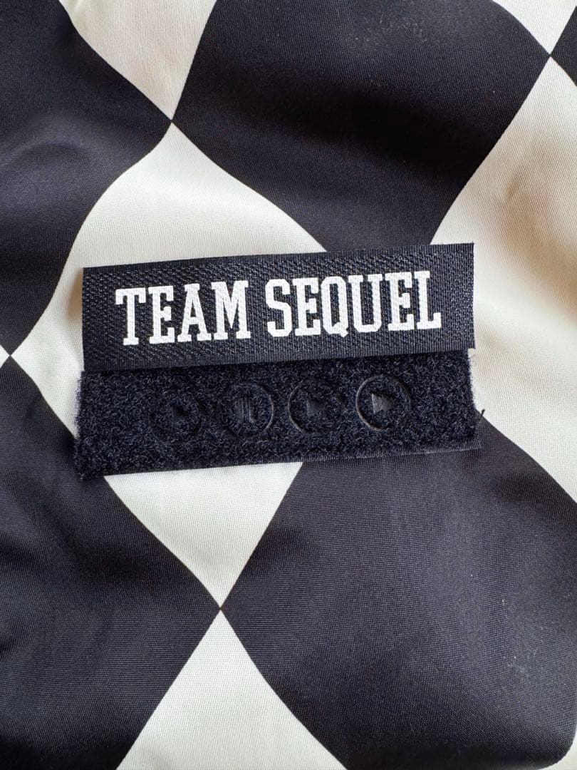 SEQUEL シークエル MA-1 ダイヤ柄 ブラック XL 藤原ヒロシ - メルカリ