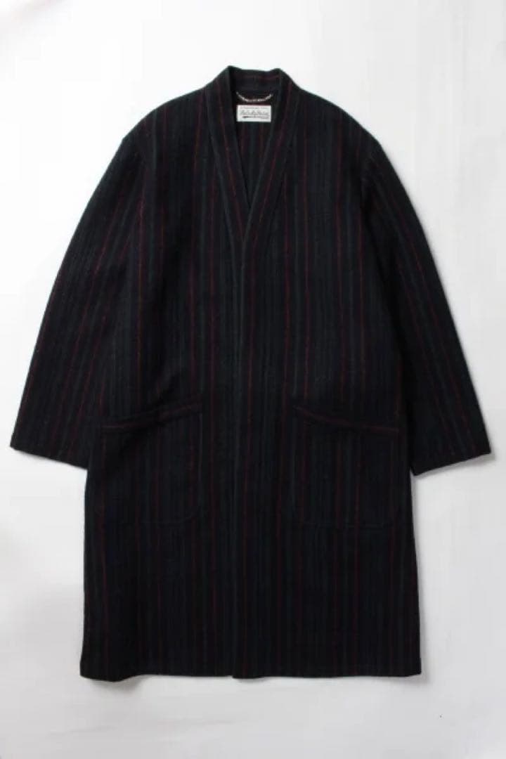 ジャケット・アウター WACKO MARIA MULTI STRIPED GOWN COAT WACKO MARIA (ワコマリア) MULTI STRIPED GOWN COAT (マルチストライプ
