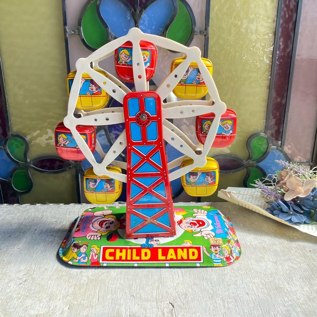 ゆめぷう様専用＊希少 レア ブリキ 観覧車 アンティーク インテリア