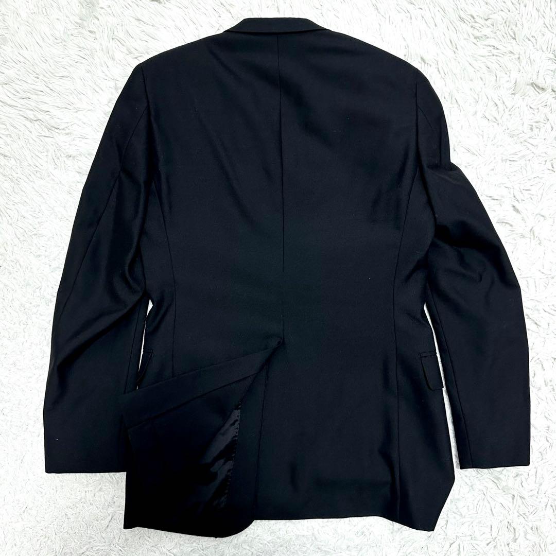 【美品】P.S.FA スーツ 3ピース ブラック 背抜き サイズ92Y6