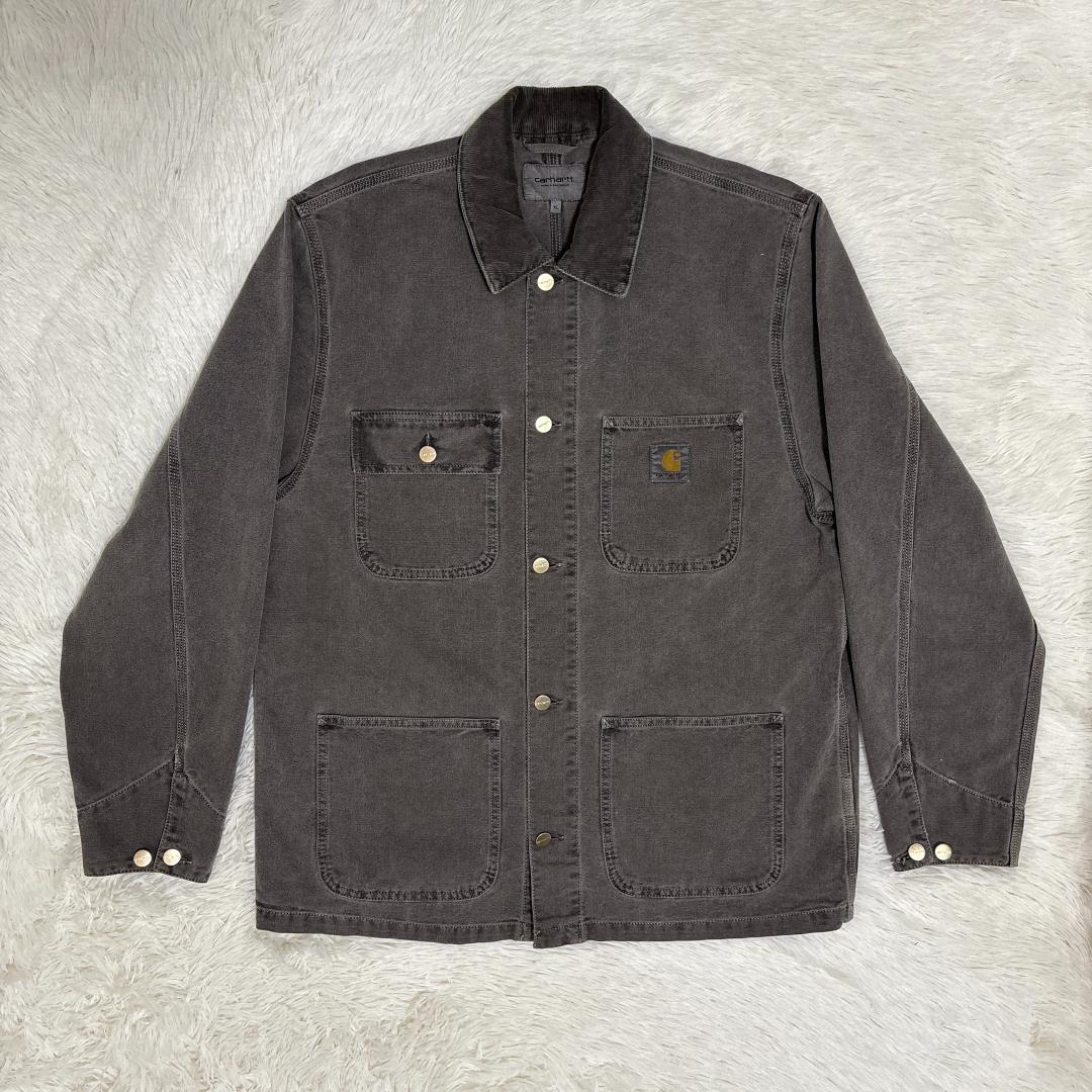 美品✨カーハート WIP ミシガンチョアコート デニムジャケット カバーオール Carhartt（カーハート） 古着 ミシガンチョアコート 中綿入り デニム