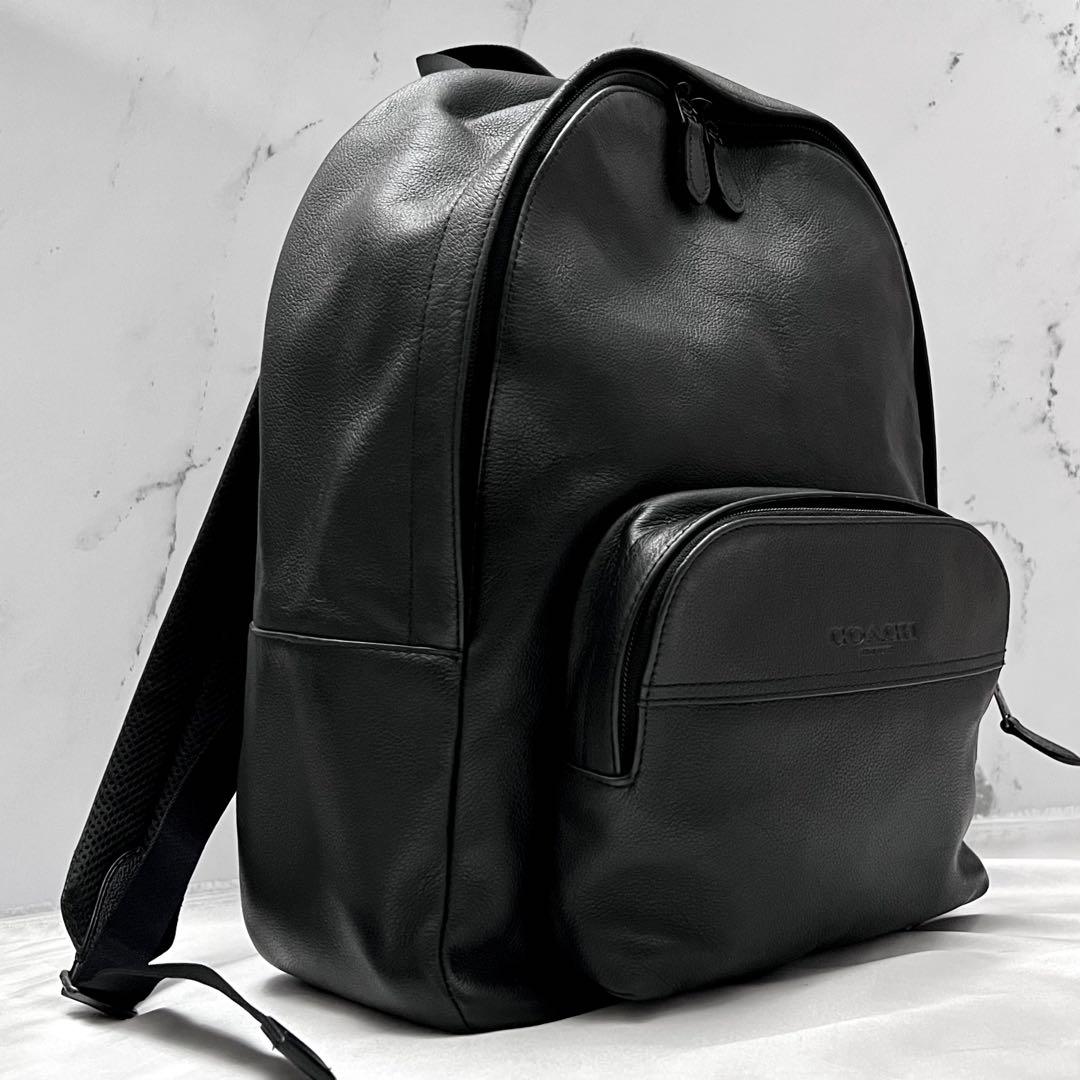 ◇極美品◇コーチ　ヒューストン　大容量レザーリュック　ブラック　F68993 楽天市場】☆ コーチ COACH アウトレット メンズ バッグ バックパック