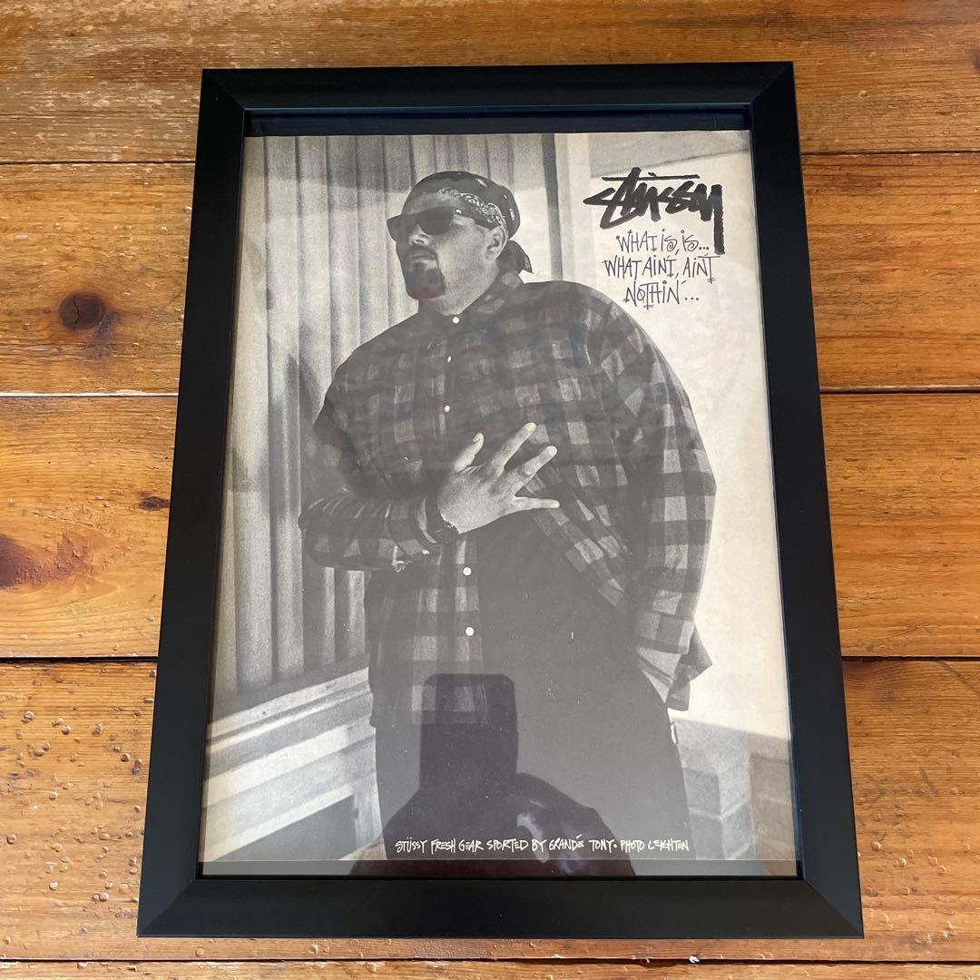 当時物 オールド ステューシー 広告 ポスター Old Stussy - メルカリ