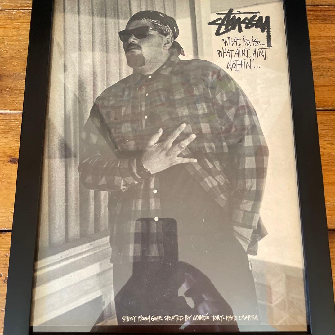 当時物 オールド ステューシー 広告 ポスター Old Stussy - メルカリ