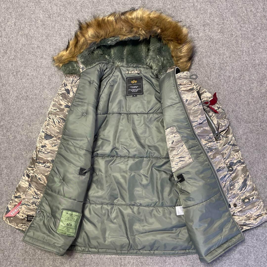 Lサイズ☆ アルファ インダストリー N3B タイガーカモ フライト