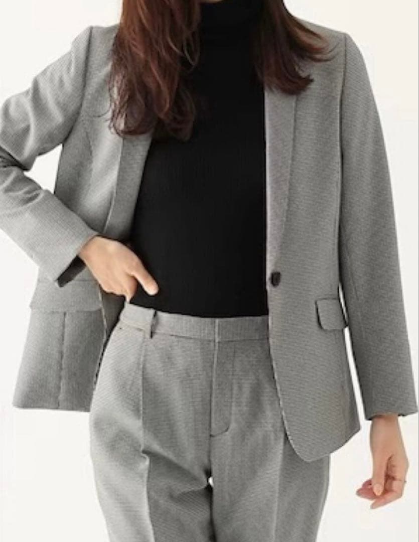 【新品】ANCHOR WOMAN ビジネススーツ　パンツスーツ上下　サイズ5 2点セット／6色展開】Vカラージャケットスーツセット【通勤