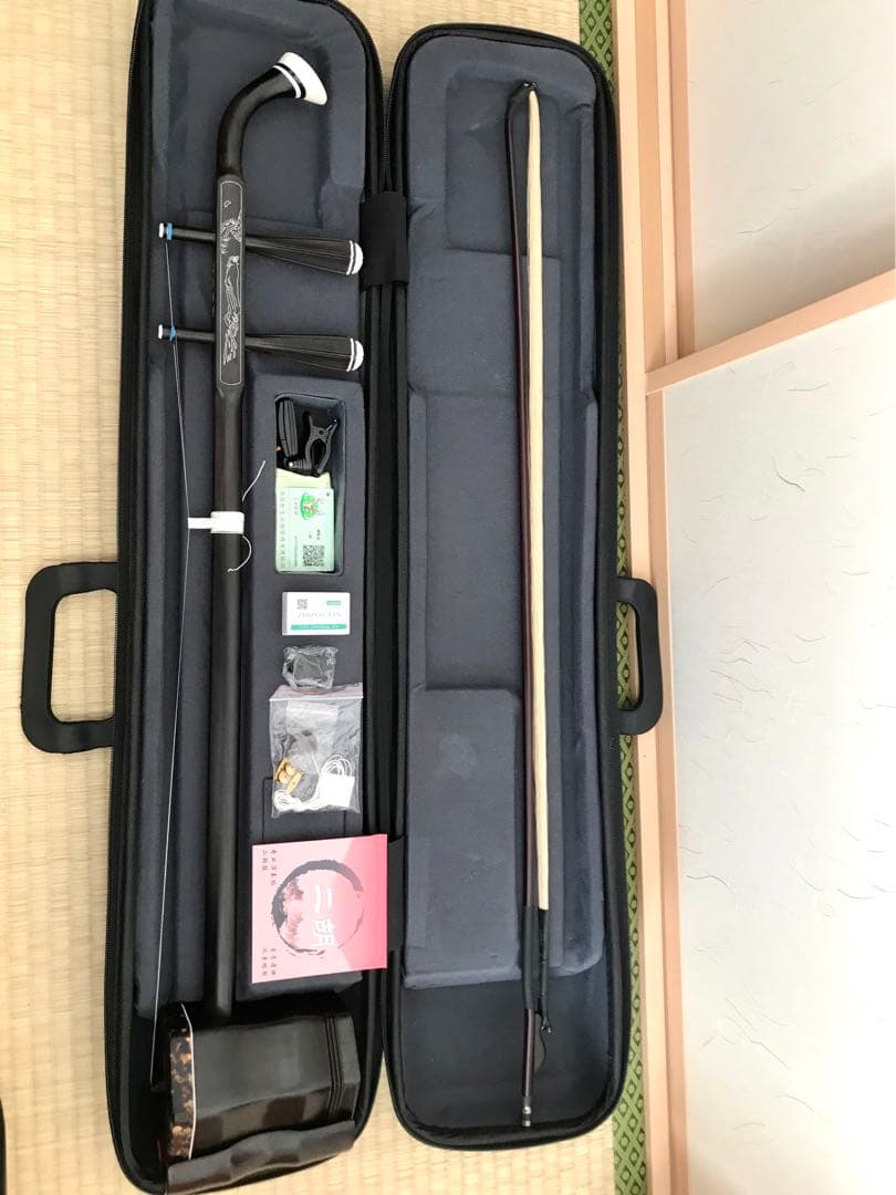 二胡　最上級黒檀　古月琴坊　萬其興　美品 Amazon | 古月琴坊 上級黒檀二胡 ER-1000 | 二胡 | 楽器・音響機器