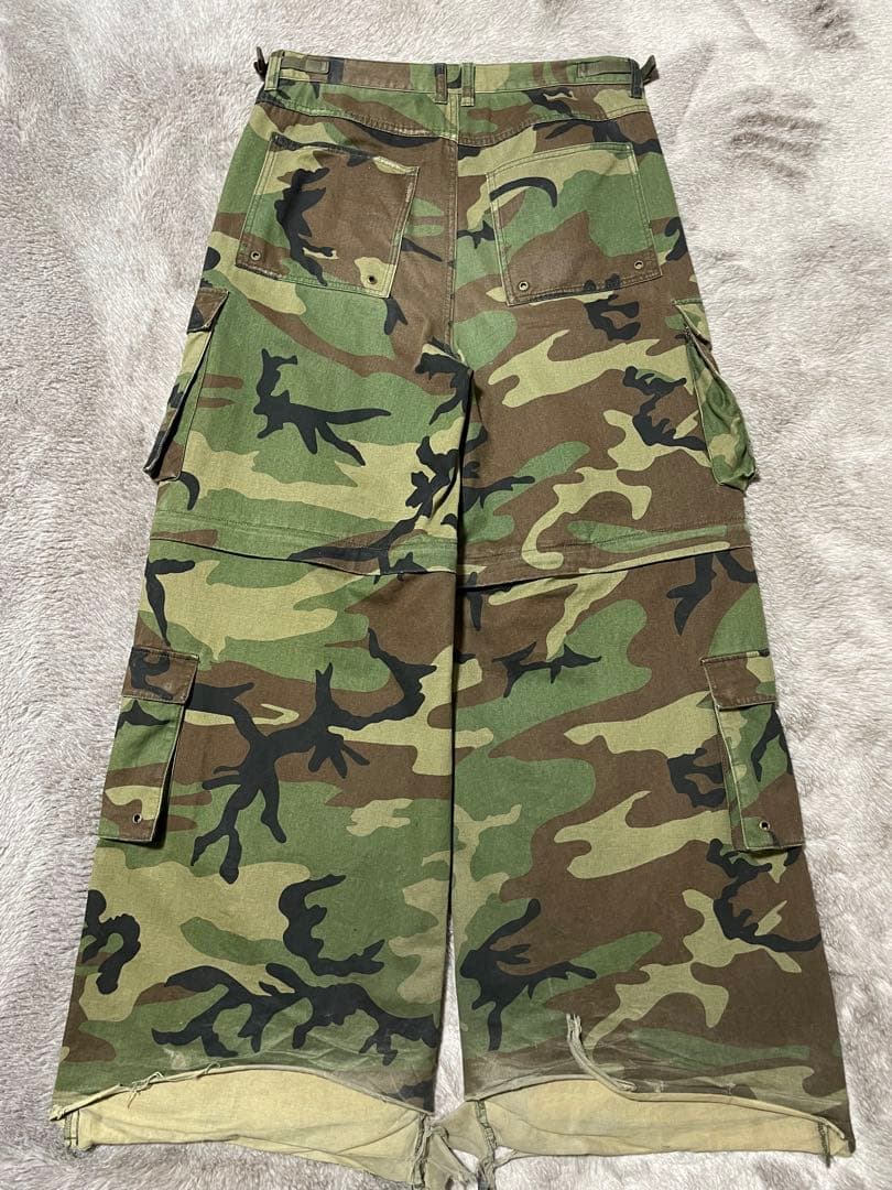 パンツ NO MASS PROD \"06GLM\" Camo baggy pants