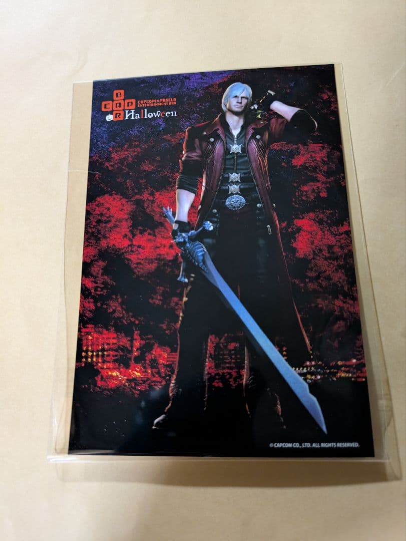 デビルメイクライ ダンテ ハロウィン カプコンバー ポストカード カプコンカフェ」×「デビル メイ クライ 5」コラボ限定グッズを公開