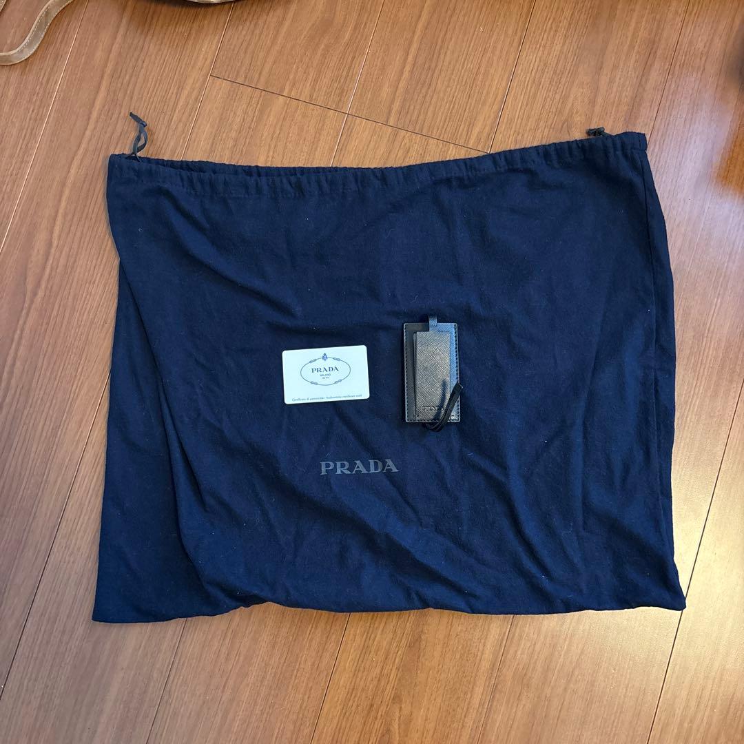 プラダ あんしん鑑定済 パックパック 2VZ135 ブラック サフィアーノ