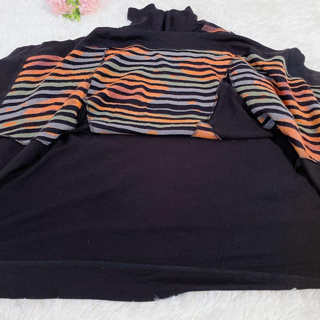 美品 エイココンドウ ハイネック ウール混 チュニックワンピース 42