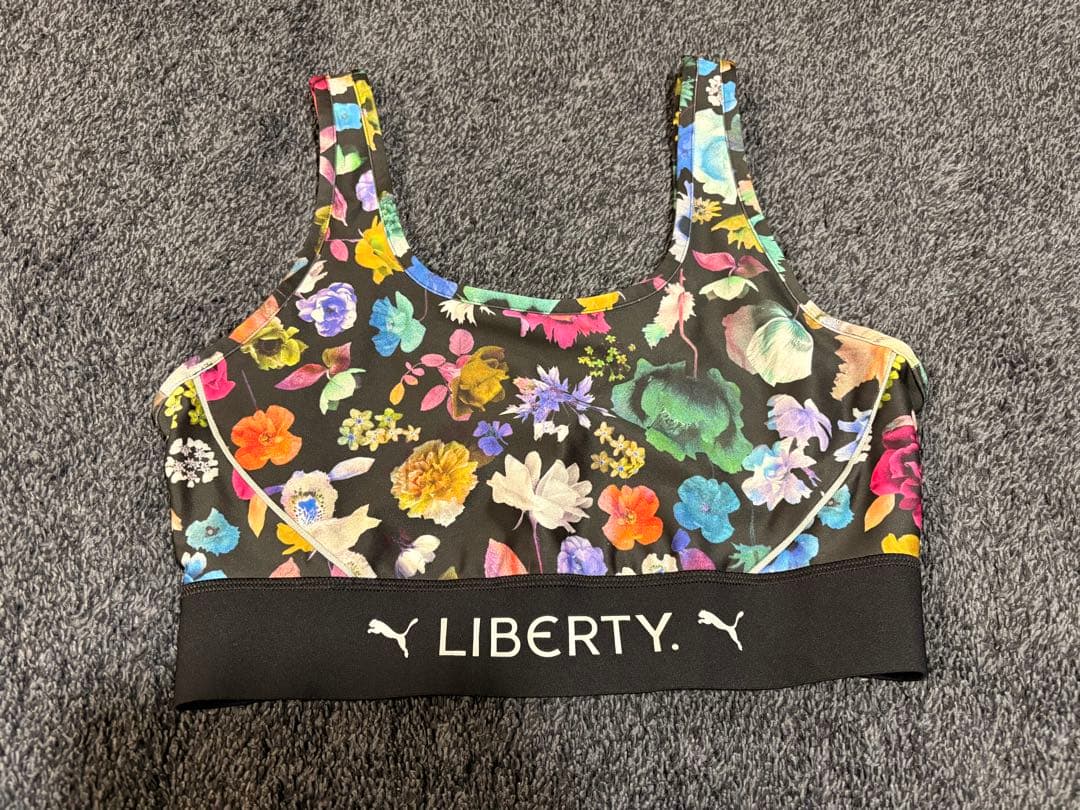 美品】PUMA LIBERTY 花柄レギンス ブラトップスセットアップMサイズ
