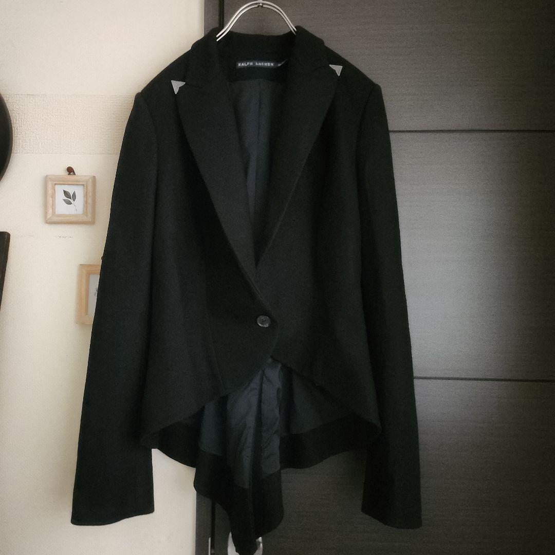 b2 良品 ラルフローレン 燕尾服 テーラードジャケット 黒/10 - メルカリ