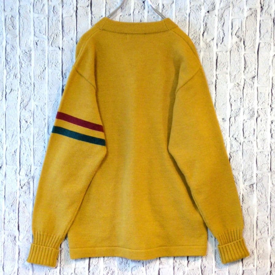 ヒステリックグラマー ラビットヘッドワッペン レタードカーディガン L